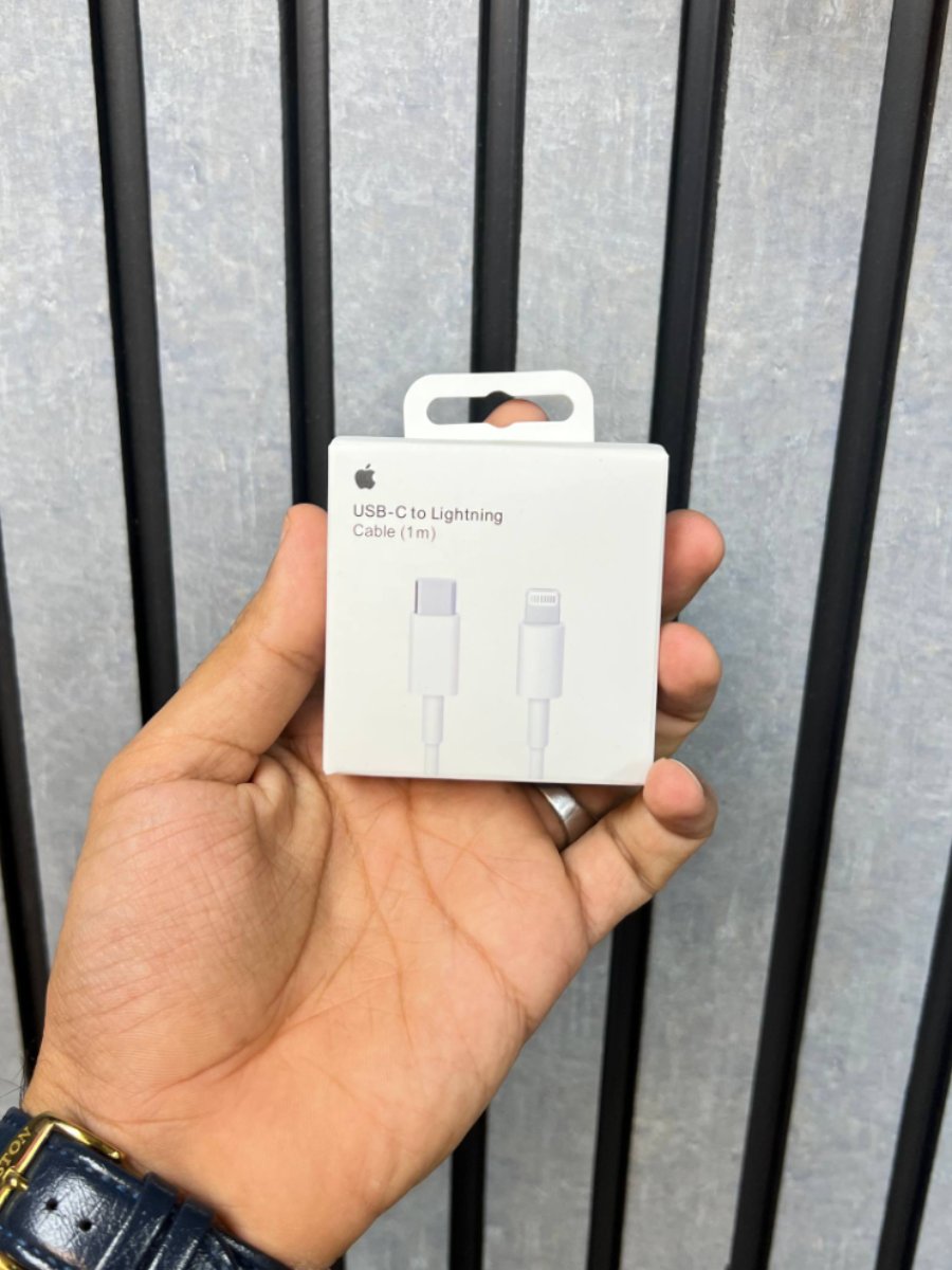 خرید کابل تبدیل USB-C به لایتنینگ اصلی اپل طول 1 متر Apple USB-C to Lightning Cable (ضمانت اصالت رنگو موبایل) - محصولات آیفون